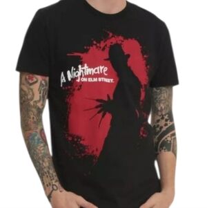 A Nightmare On Elm Street Freddy Krueger Silhouette T-shirt